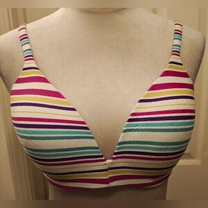 2007 Victoria's Secret Body by Victoria IPEX Tutti Frutti Striped Slimming Bra.